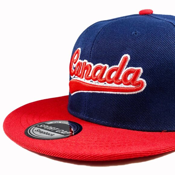 Brand New Embroidered Canadian Baseball Hat/Cap, Adjustable Sports Hat(1010 Navy - Picture 2 of 6